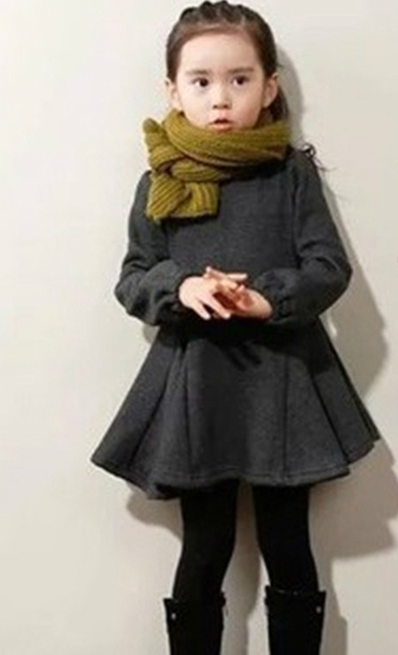 Παιδικό φόρεμα διάφορα μοντέλα σε κόκκινο, μαύρο, γκρι και σκούρο μπλε χρώμα