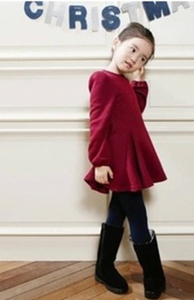 Παιδικό φόρεμα διάφορα μοντέλα σε κόκκινο, μαύρο, γκρι και σκούρο μπλε χρώμα