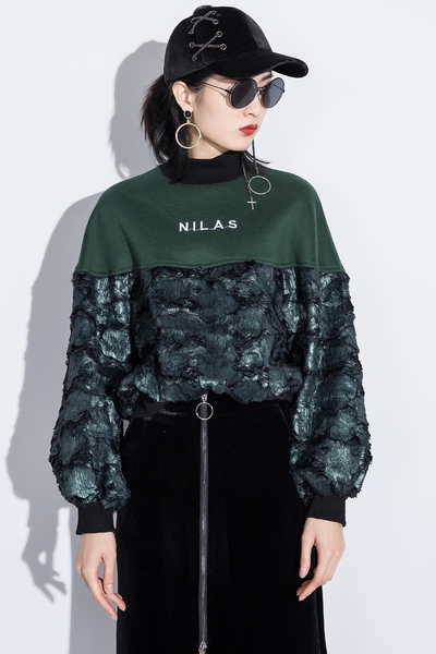 shirt Sport-κομψές κυρίες σε μπλε και πράσινο