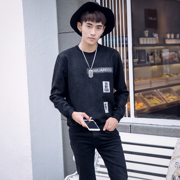 Οι άνδρες πλούσσα μπλούζες με κέντημα στο χέρι.