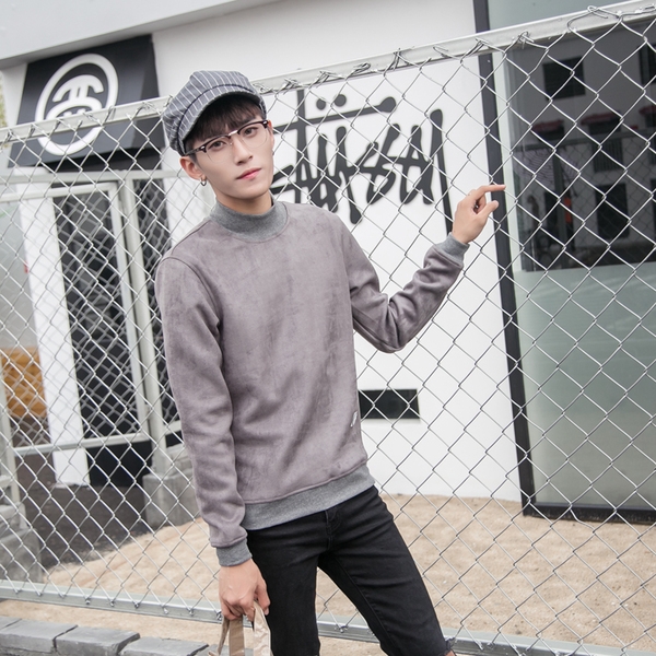 Οι άνδρες πλούσσα μπλούζες με κέντημα στο χέρι.