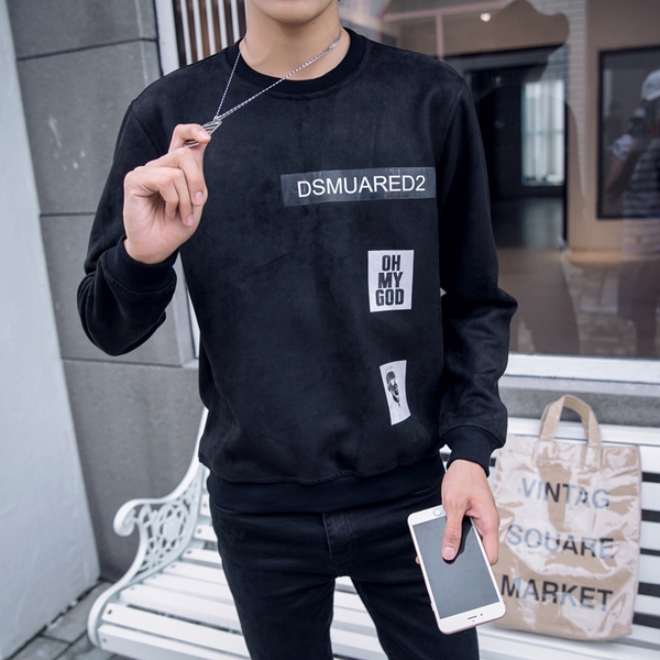 Οι άνδρες πλούσσα μπλούζες με κέντημα στο χέρι.