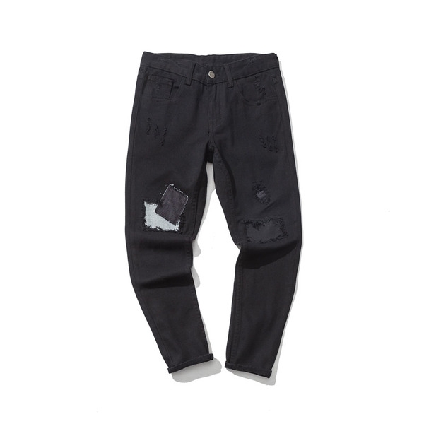 τζιν κομψή ανδρών πληκτρολογήστε Slim τράβηξε σε ένα σκοτεινό χρώμα