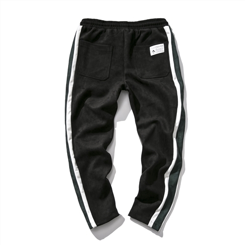 Ανδρικά αθλητικά παντελόνια σε μαύρο και μπλε χρώμα