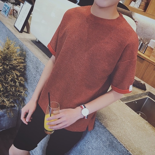 πουκάμισο των ανδρών σε μεγάλη καθαρό σχέδιο σε γκρι, κόκκινο και μπεζ χρώμα