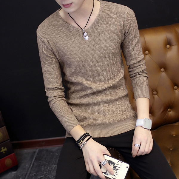 Ανδρικό πουλόβερ Team Slim σε διάφορα χρώματα