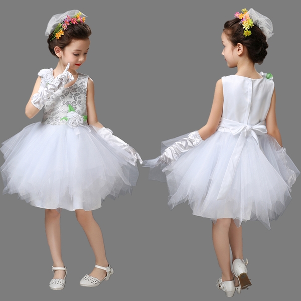 Παιδική καλοκαιρινό εντυπωσιακό μπλε μοβ ροζ κίτρινο φούξια φόρεμα για την παραλία και την καθημερινή ζωή