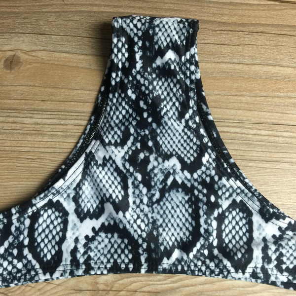 Дамски бански костюм от две части в син цвят