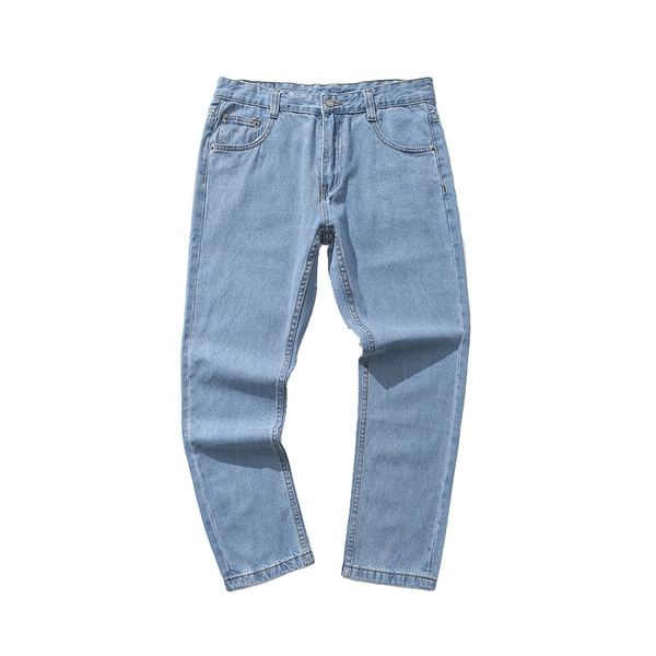 Άντρας φωτεινό τζιν ελαφρώς φαρδύτερο και πιέτα