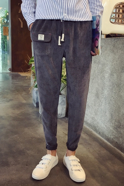 παντελόνια Εντυπωσιακή ανδρών με δεσμούς σε τέσσερα χρώματα.