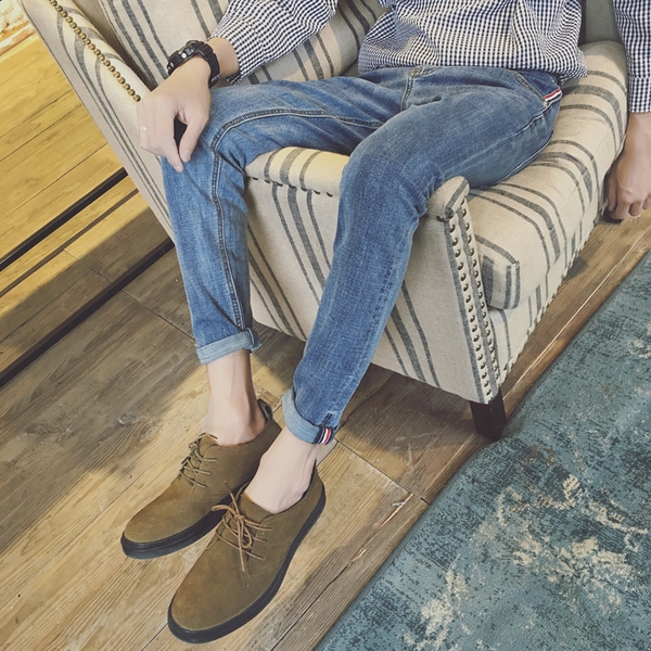 τζιν κομψή ανδρών σε φωτεινά χρώματα, πιέτα