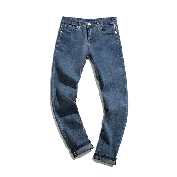 τζιν κομψή ανδρών σε φωτεινά χρώματα, πιέτα