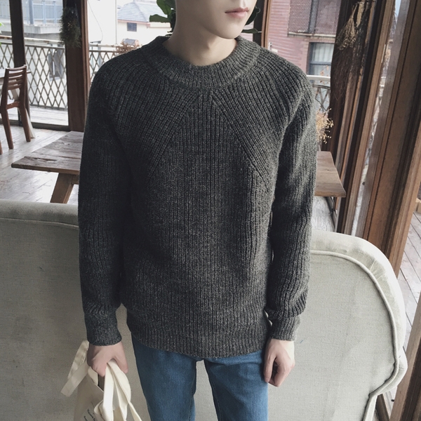 Χειμερινό ανδρικό φούτερ σε γκρι και μαύρο χρώμα