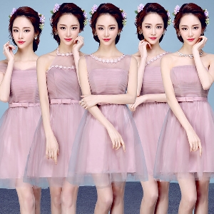 Топ модели дамски официални рокли пролетни и летни в розов, лилав цвят, шампанско - разнообразен дизайн