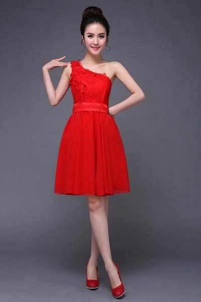 Дамски червени рокли за официални поводи пролет, лято, есен и зима с елементи от дантела дизайни с дълъг и без ръкав