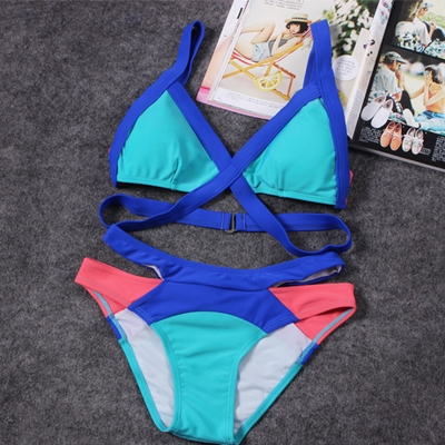 Οι γυναίκες floral σύνολο μπικίνι από 2 μέρη