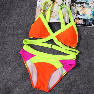 Οι γυναίκες floral σύνολο μπικίνι από 2 μέρη