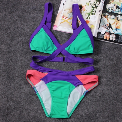 Οι γυναίκες floral σύνολο μπικίνι από 2 μέρη