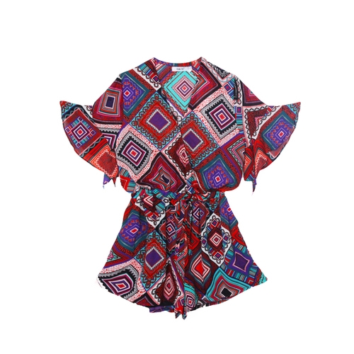 Οι γυναίκες το καλοκαίρι jumpsuit floral κομμάτι