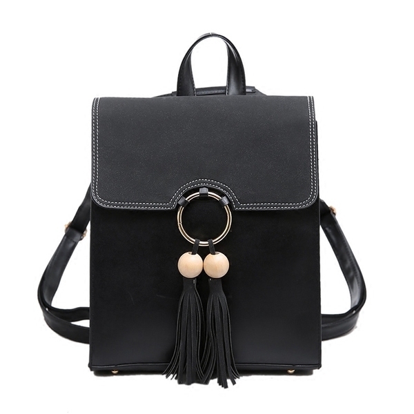 Дамски раници среден размер - с висящи орнаменти в четири цвята.