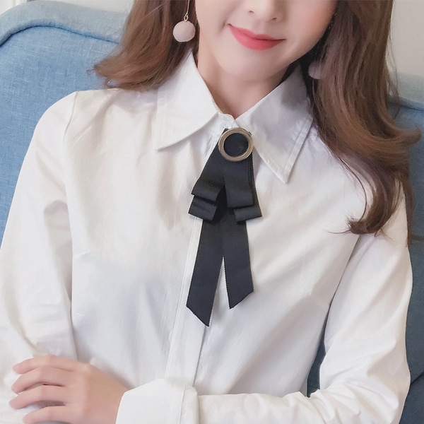 λευκό σιφόν πουκάμισο γυναικών