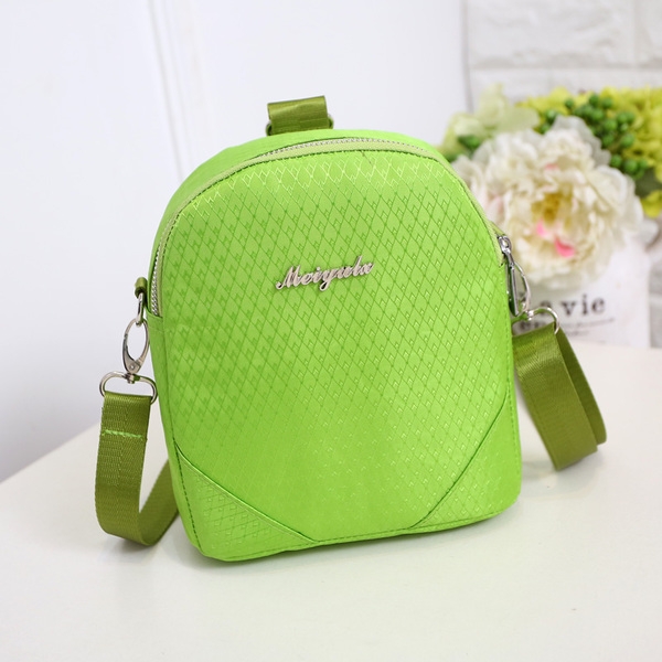 Κυρίες μικρό σακίδιο με φερμουάρ σε διάφορα χρώματα