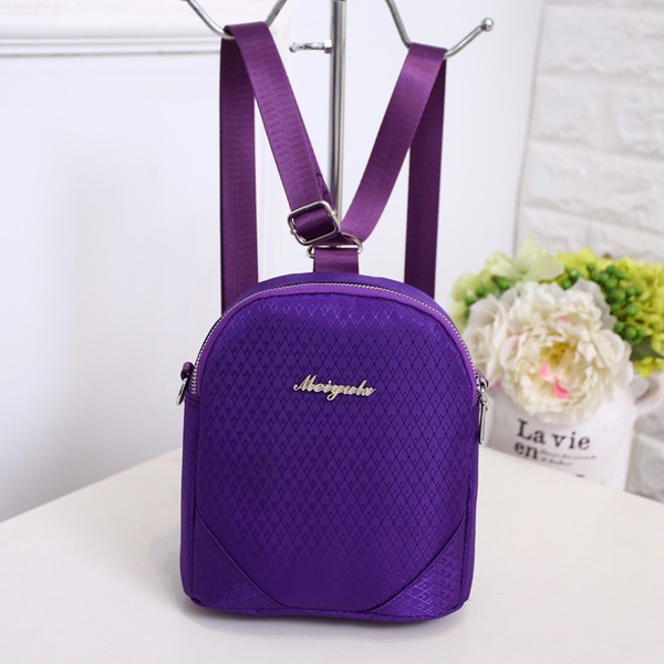 Κυρίες μικρό σακίδιο με φερμουάρ σε διάφορα χρώματα