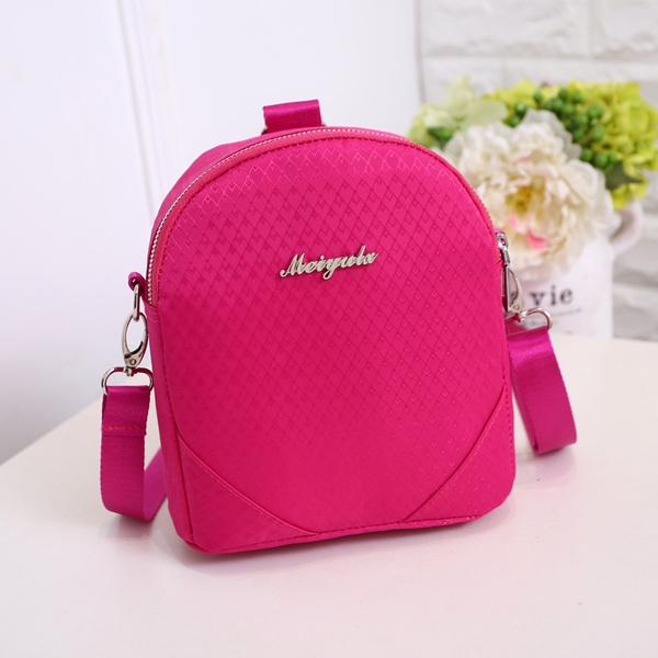 Κυρίες μικρό σακίδιο με φερμουάρ σε διάφορα χρώματα