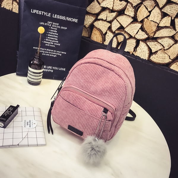 Κυρίες σακίδιο ύφασμα - μικρά και μεγάλα μεγέθη σε πέντε χρώματα.