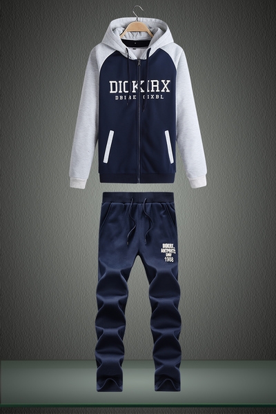 Ανδρικά και γυναικεία αθλήματα και casual σετ σε διάφορα σχέδια άνοιξη-φθινόπωρο δύο μέρη κόκκινο, μπλε, γκρι χρώμα