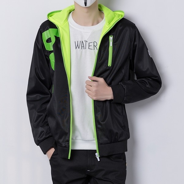 Ανοιξιάτικο φθινοπωρινό ανδρικό μπουφάν σε διάφορα μοντέλα με υλικό βάσης πολυεστέρα