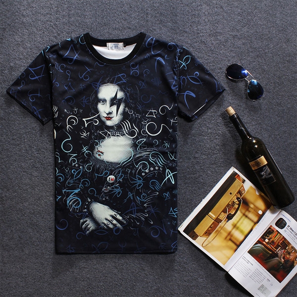 Ανδρών και γυναικών 3D άνοιξη και το καλοκαίρι T-shirts