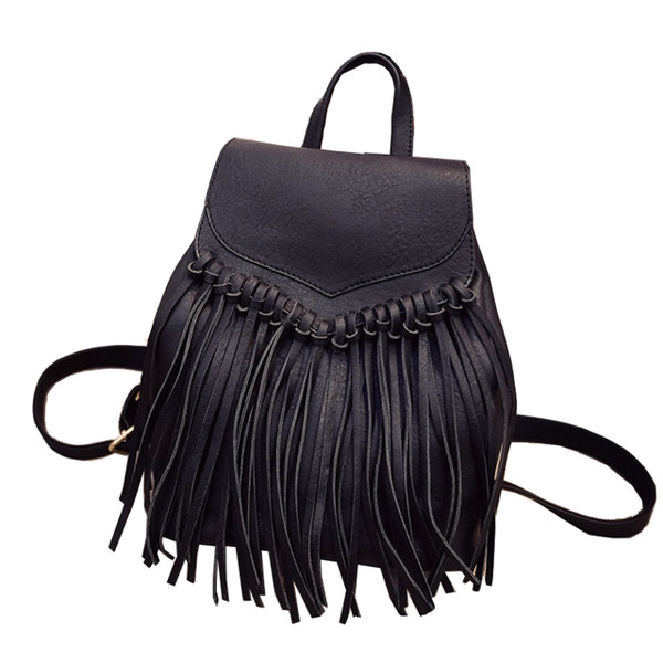 Γυναικείο  σακίδιο πλαισιωμένες από δέρμα σε τρία χρώματα