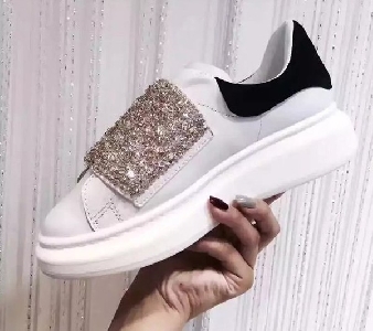 Луксозни дамски ежедневни обувки с камъни