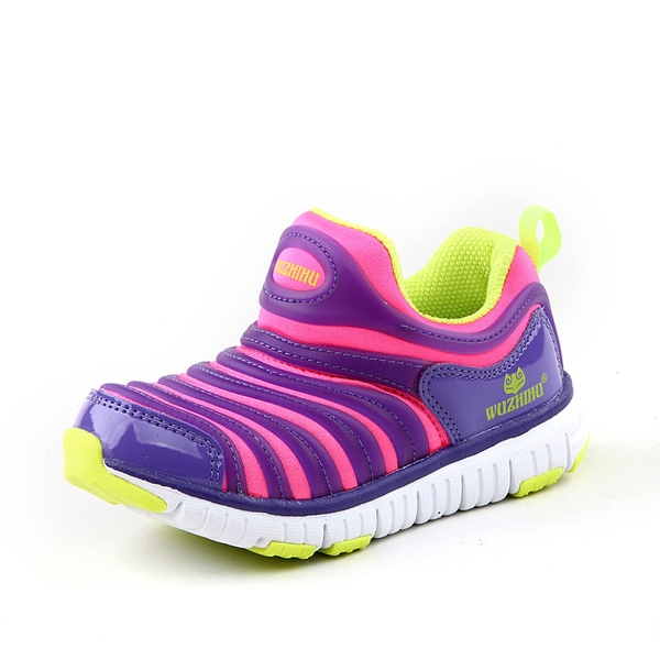 Παιδικά πάνινα παπούτσια για κορίτσια και αγόρια χωρίς κορδόνια σε γκρι, μαύρο, μοβ και ροζ  - αναπωεύσιμα