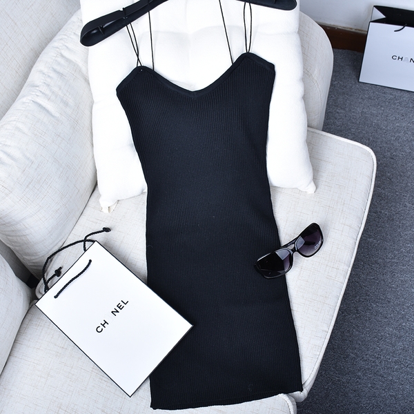 Κομψό κυρίες φόρεμα σχίζει πληκτρολογήστε Λεπτή μπλε, λευκό, γκρι και μαύρο