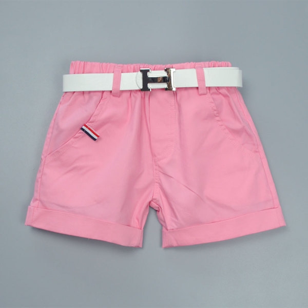 Παιδικό καλοκαιρινό σετ για κορίτσια  T-shirt και ροζ short παντελόνι