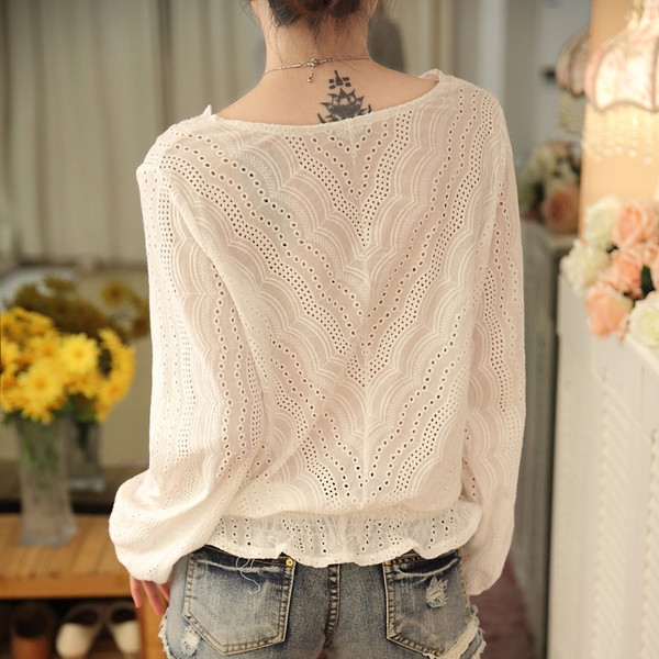 Οι γυναίκες φορούν πουκάμισα με μακριά και κοντό μανίκι V - λαιμό - άνοιξη, καλοκαίρι και το φθινόπωρο