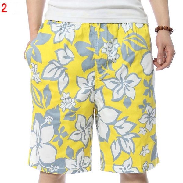 Ανδρών το καλοκαίρι σορτς - σορτς για την παραλία και τις καθημερινές χρώμα λευκό τοπ μοντέλα