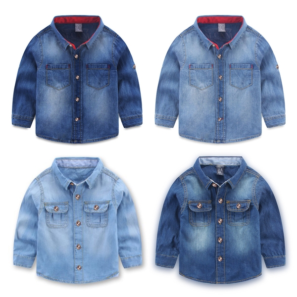 Παιδικό πουκάμισο τζιν για αγόρια -Boots Jeans for Boys - Διάφορα μοντέλα