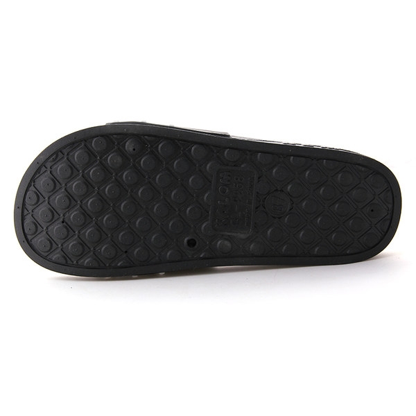 Unisex παντόφλες από καουτσούκ με εικόνες σε λευκό και μαύρο χρώμα