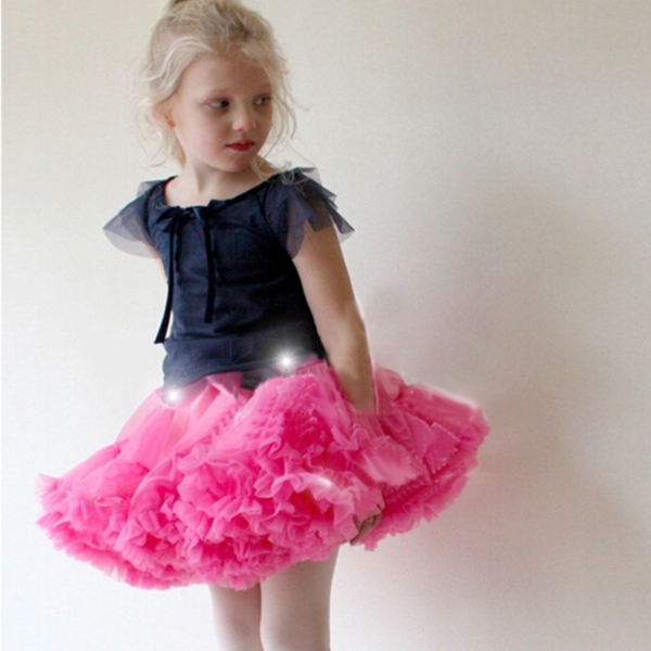 Διαφανής φούστα για κορίτσια σε μια ποικιλία χρωμάτων και αποχρώσεων