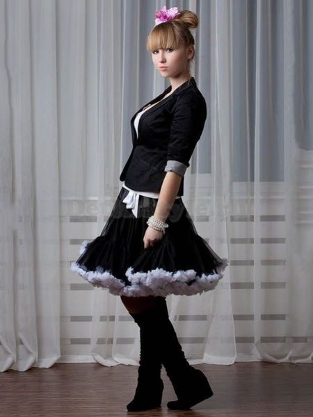 Διαφανής φούστα για κορίτσια σε μια ποικιλία χρωμάτων και αποχρώσεων