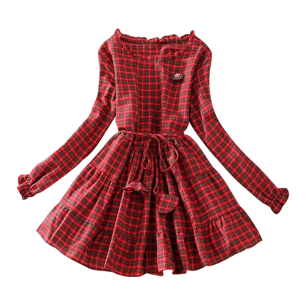 Κυρίες άνοιξη φόρεμα σε τρία χρώματα φωλιάζουν κουτιά