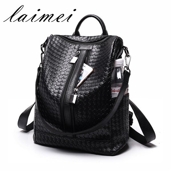 Κομψό γυναικείο σακίδιο σε δύο μαύρα μοντέλα