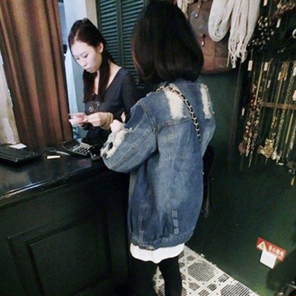 κομψό σακάκι μήκος και πλάτος μοντέλο Γυναικών ασταθής