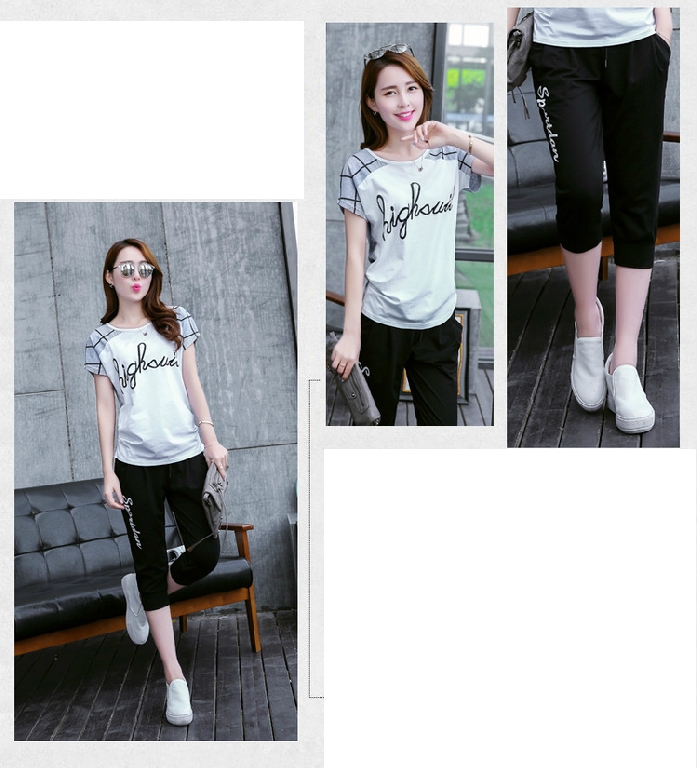 Γυναικεία αθλητική  φόρμα για το  καλοκαίρι σε διάφορα χρώματα