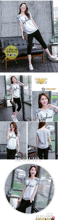 Γυναικεία αθλητική  φόρμα για το  καλοκαίρι σε διάφορα χρώματα