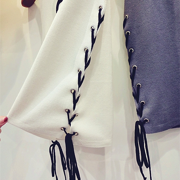 Οι γυναίκες Top τρία χρώματα: Λευκό, Μαύρο, Γκρι