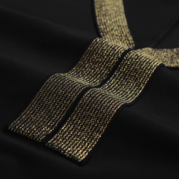 Дамска елегантна черна рокля